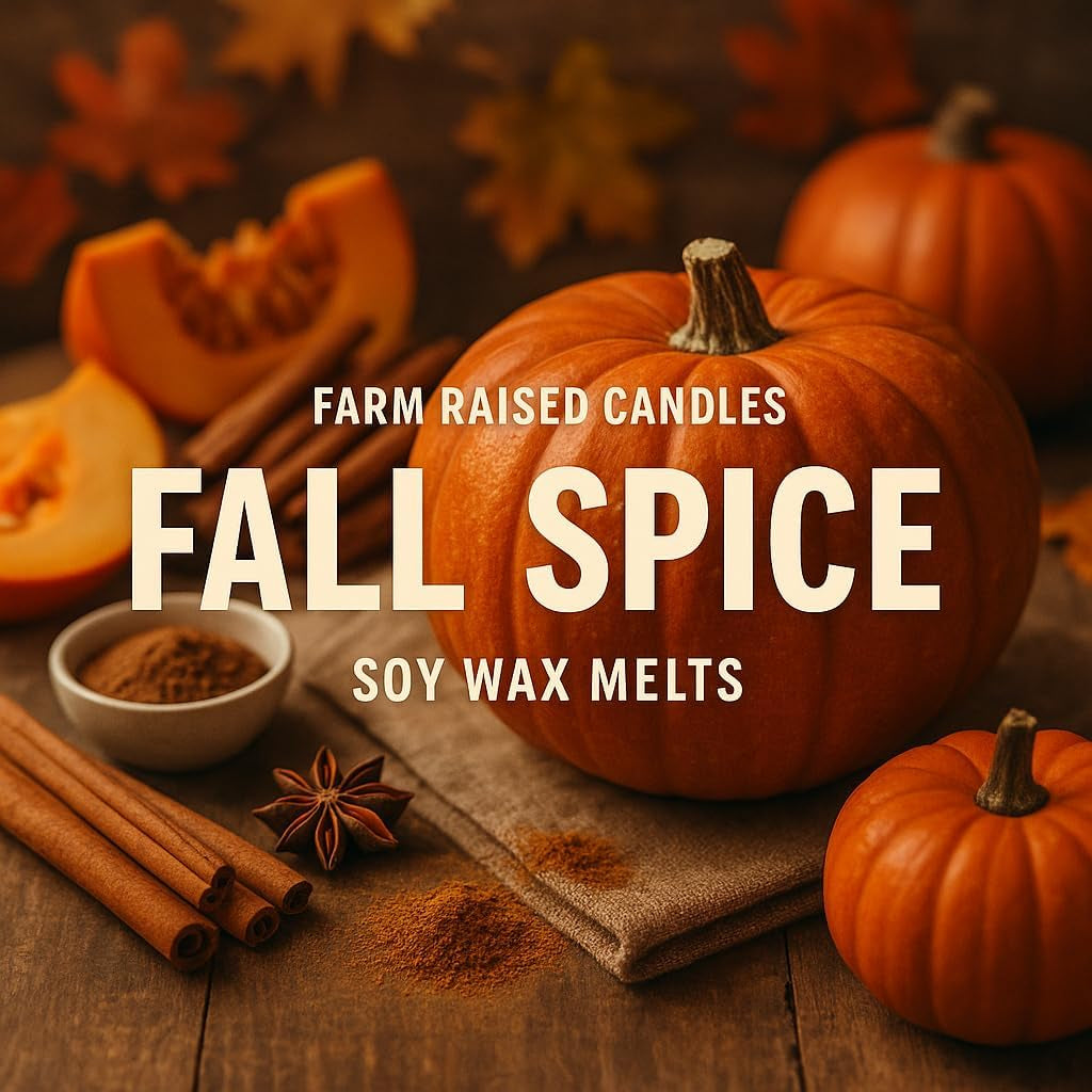 - USA Made - Hand Crafted - Fall Spice Variety 100% Soy Wax Melts – 16 Ounce - 5-Pack – Apple, Cinnamon, Pumpkin, Pecan Waffles – Pet & Family Safe – Gift-Ready Scented Soy Wax
