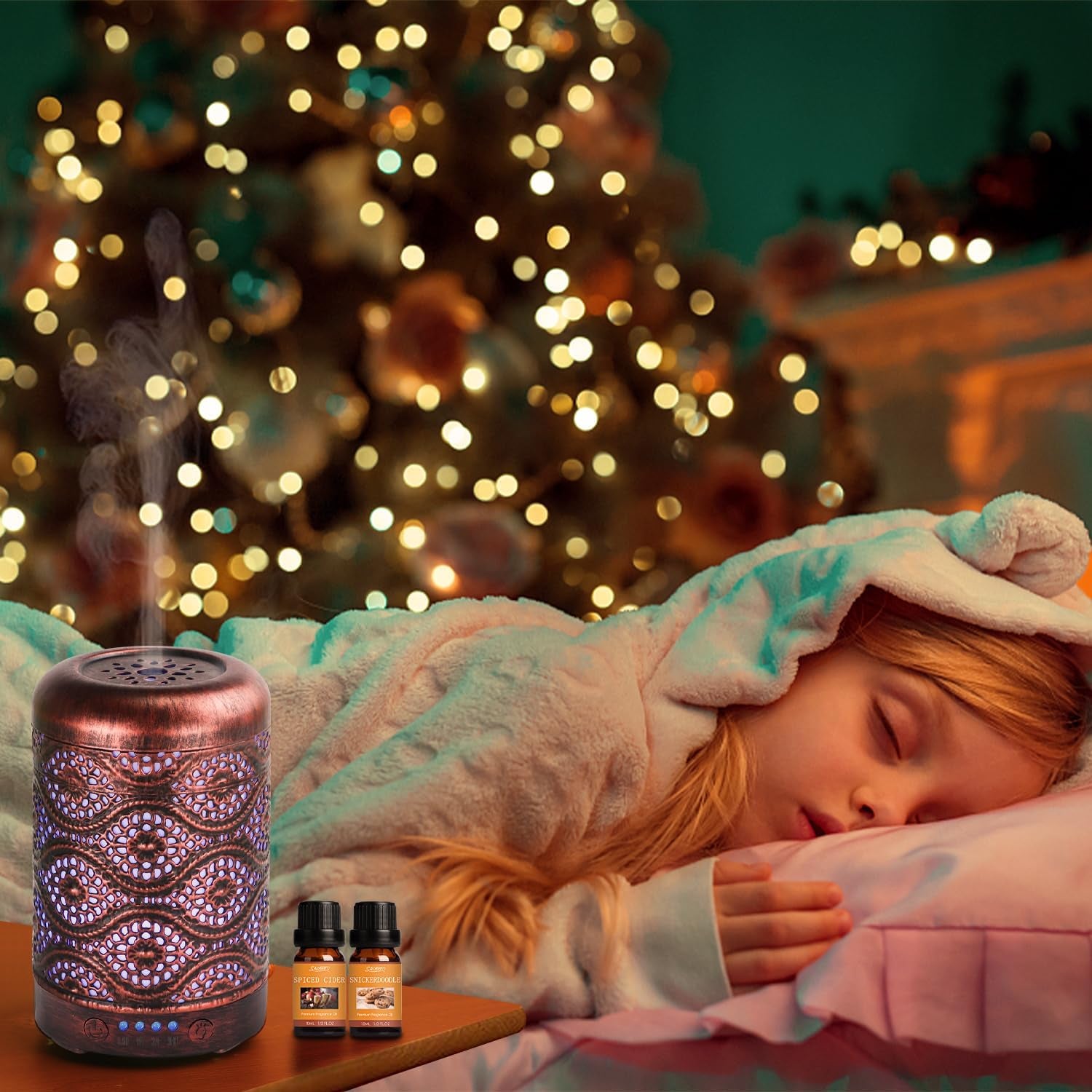 Fall Fragrance Oils Set, Autumn Essential Oil for Diffuser, Candle Making, Aromatherapy Oils Gift - Cinnamon, Pumpkin Spice, Vanilla, Snickerdoodle, Spiced Cider, Nutmeg, 6X10Ml